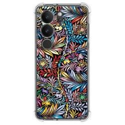 Funda Silicona Antigolpes para Vivo V29 5G diseño Flores 04 Dibujos