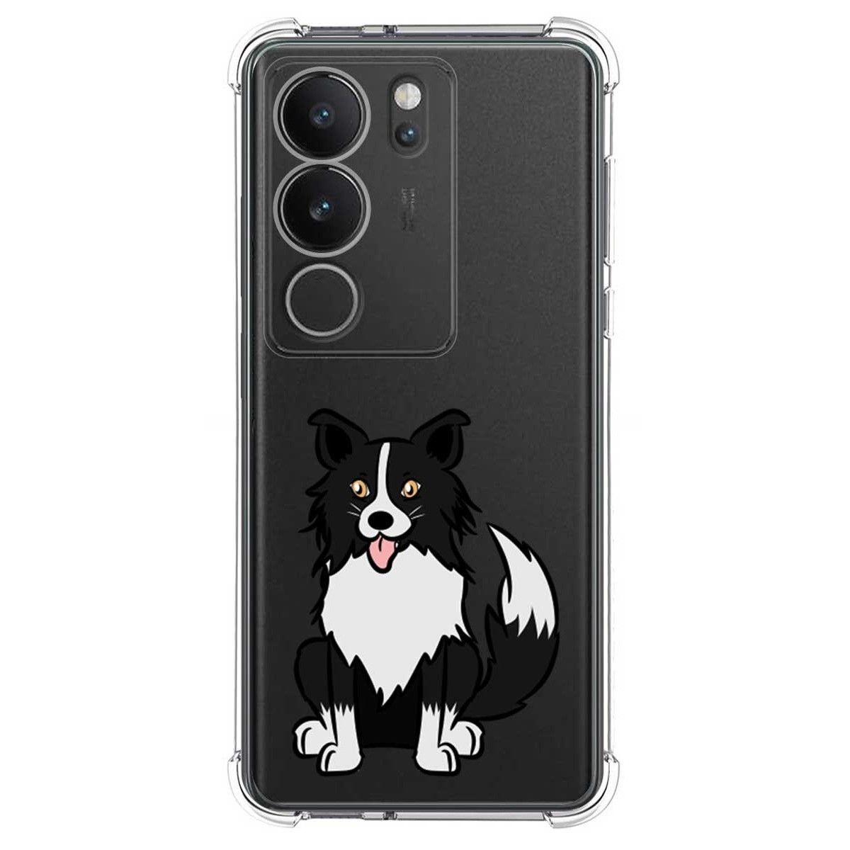 Funda Silicona Antigolpes para Vivo V29 5G diseño Perros 01 Dibujos