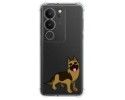 Funda Silicona Antigolpes para Vivo V29 5G diseño Perros 03 Dibujos