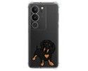 Funda Silicona Antigolpes para Vivo V29 5G diseño Perros 04 Dibujos