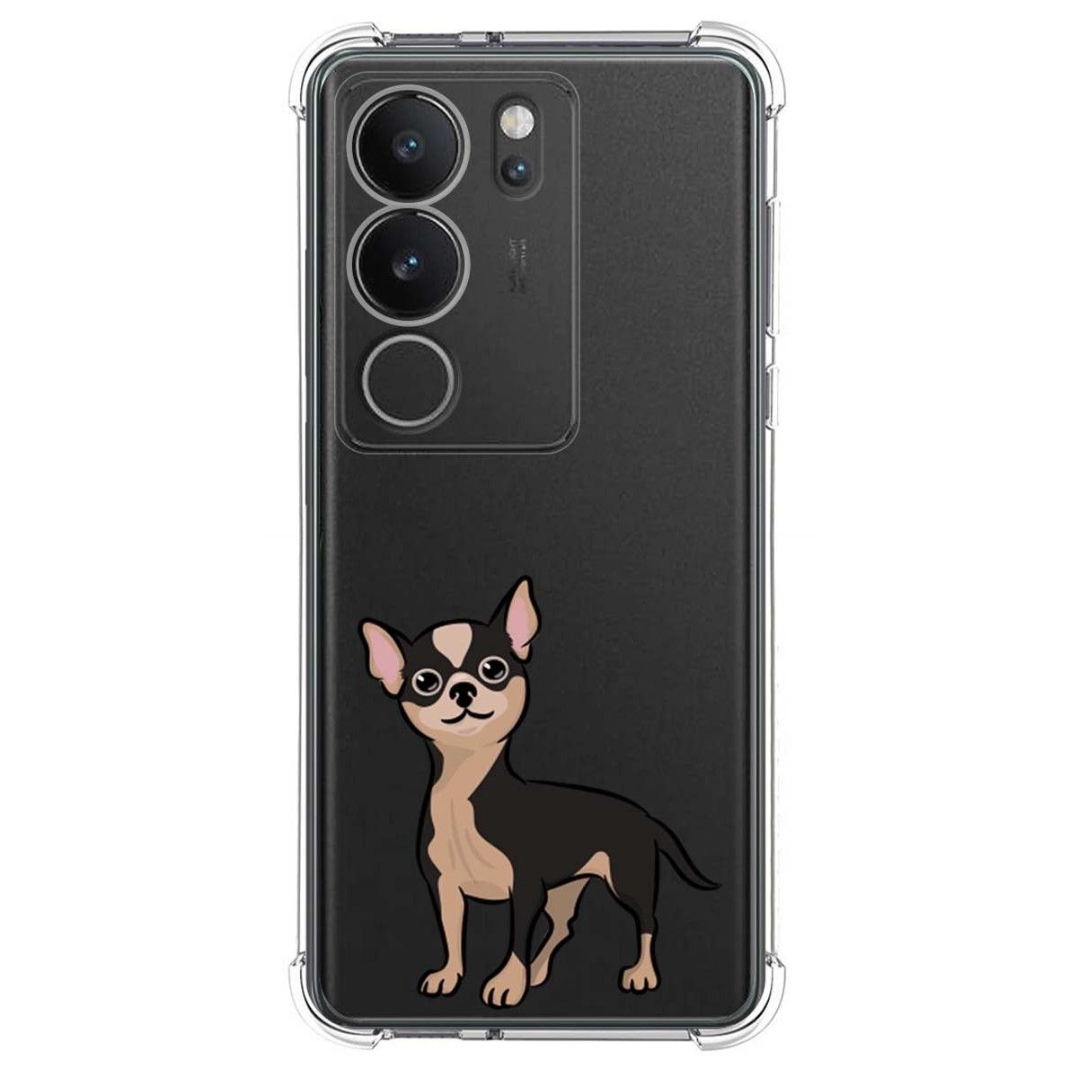 Funda Silicona Antigolpes para Vivo V29 5G diseño Perros 05 Dibujos