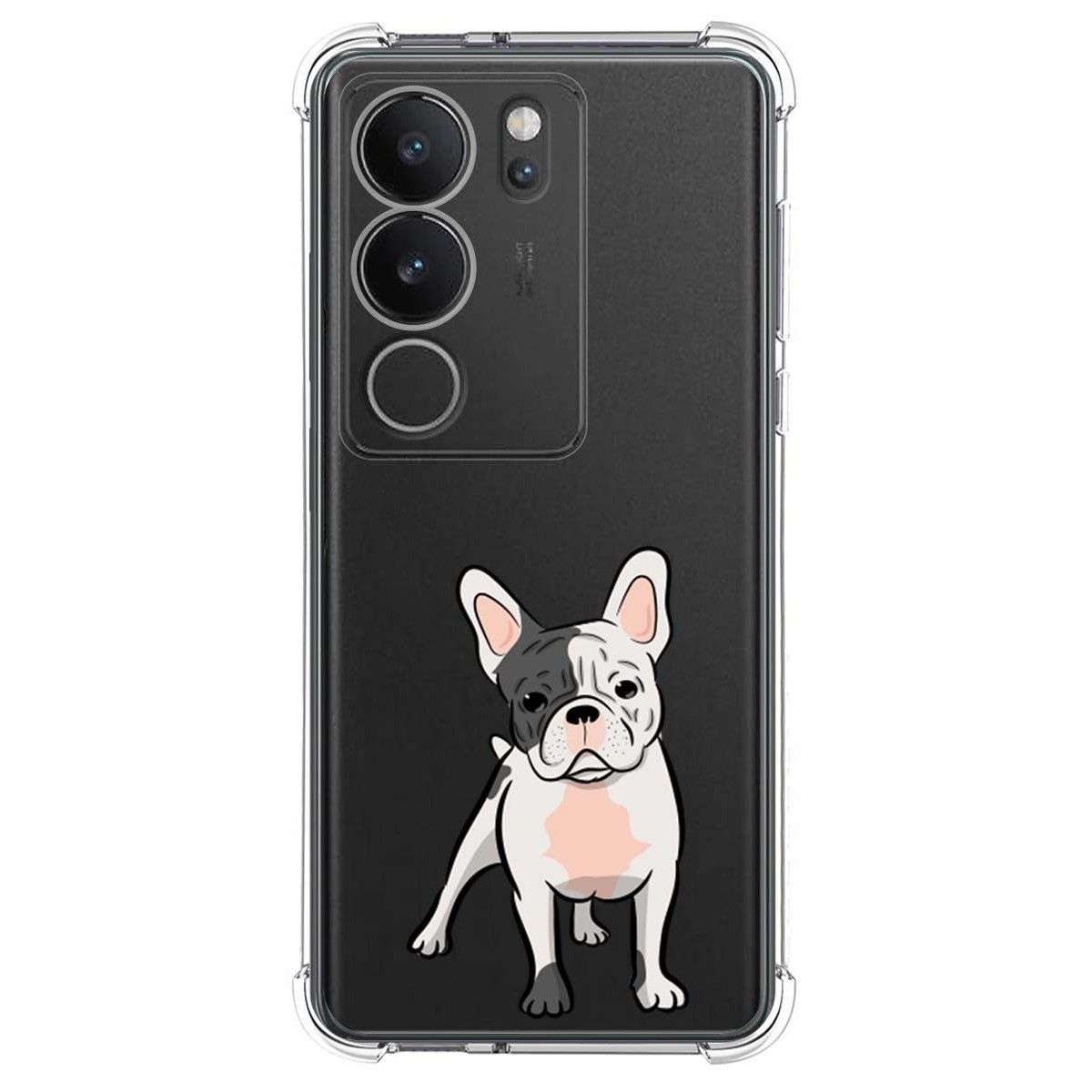 Funda Silicona Antigolpes para Vivo V29 5G diseño Perros 06 Dibujos