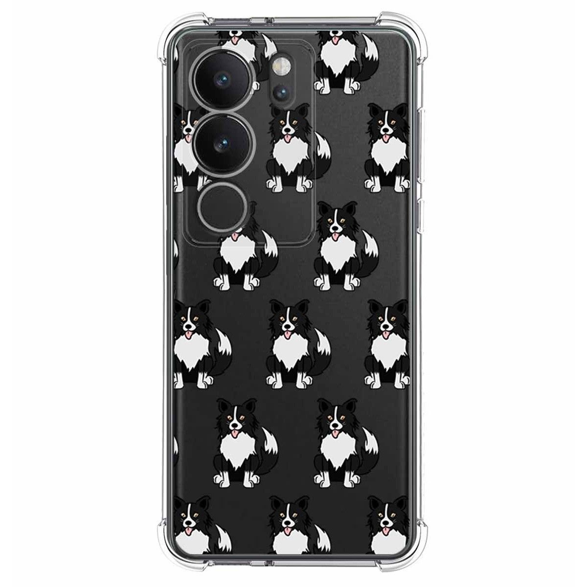 Funda Silicona Antigolpes para Vivo V29 5G diseño Perros 07 Dibujos