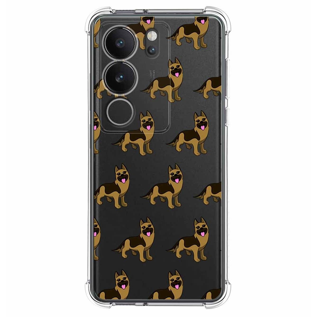 Funda Silicona Antigolpes para Vivo V29 5G diseño Perros 09 Dibujos