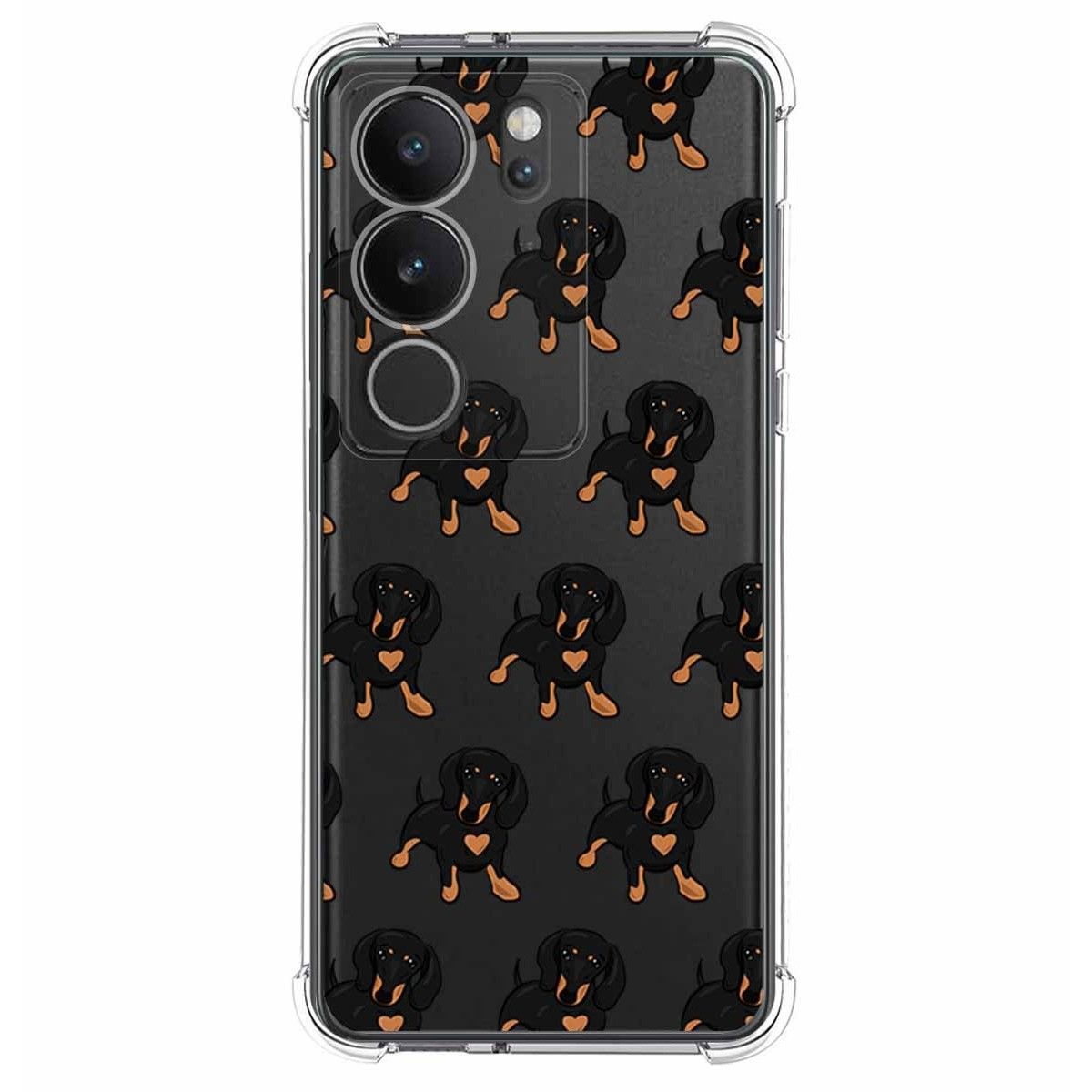 Funda Silicona Antigolpes para Vivo V29 5G diseño Perros 10 Dibujos