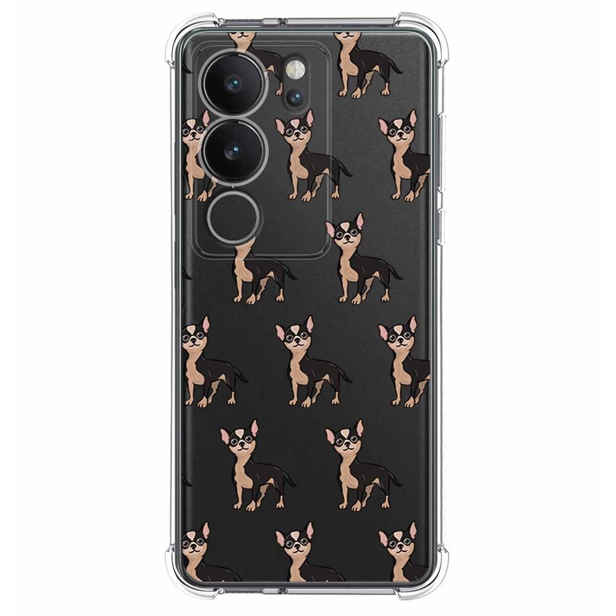Funda Silicona Antigolpes para Vivo V29 5G diseño Perros 11 Dibujos