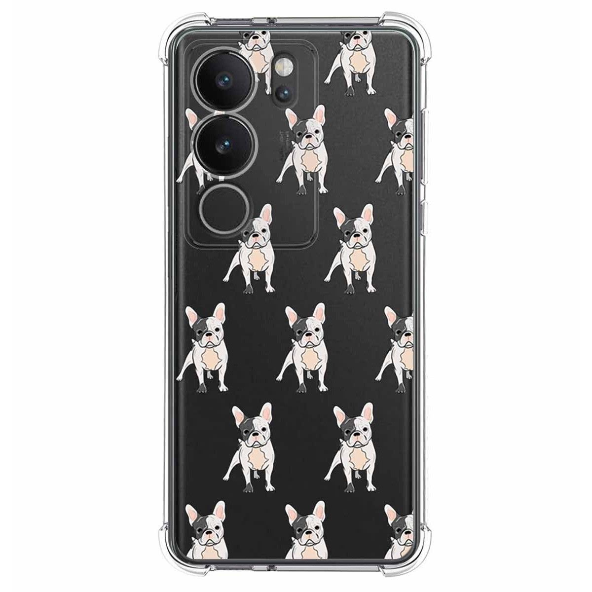 Funda Silicona Antigolpes para Vivo V29 5G diseño Perros 12 Dibujos