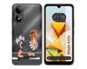 Funda Silicona Transparente para Zte Blade A33s diseño Avestruz Dibujos