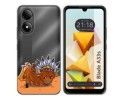 Funda Silicona Transparente para Zte Blade A33s diseño Bufalo Dibujos