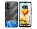 Funda Silicona Transparente para Zte Blade A33s diseño Hipo Dibujos
