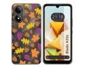 Funda Silicona Transparente para Zte Blade A33s diseño Otoño Dibujos