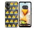 Funda Silicona Transparente para Zte Blade A33s diseño Pato Dibujos