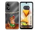 Funda Silicona Transparente para Zte Blade A33s diseño Suricata Dibujos