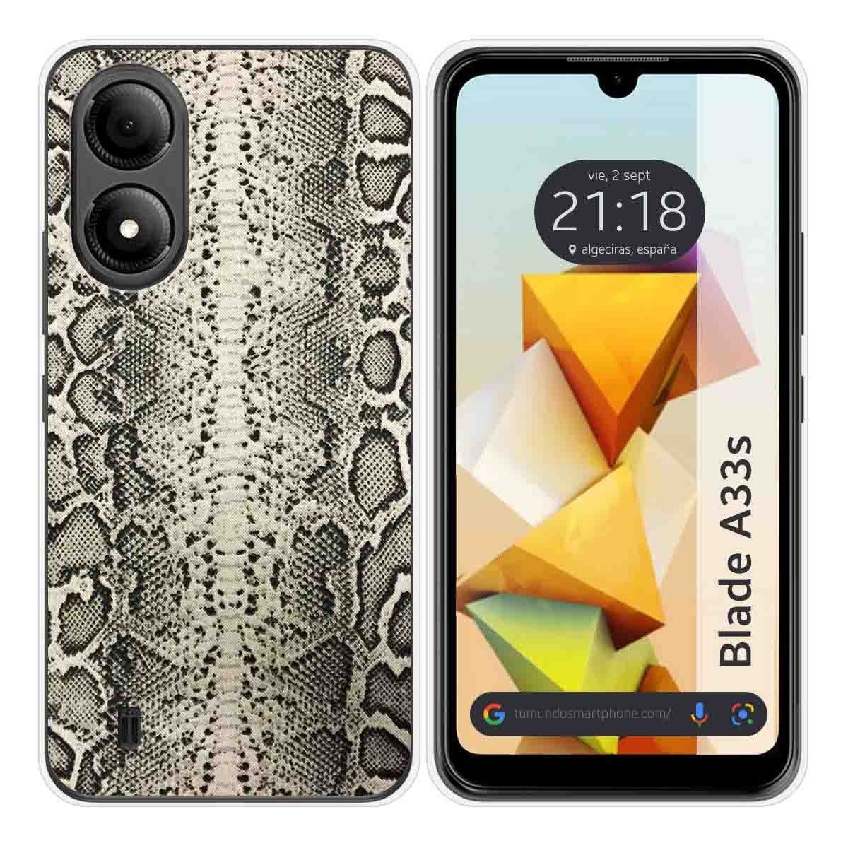 Funda Silicona para Zte Blade A33s diseño Animal 01 Dibujos