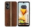 Funda Silicona para Zte Blade A33s diseño Cuero 01 Dibujos