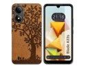Funda Silicona para Zte Blade A33s diseño Cuero 03 Dibujos