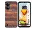 Funda Silicona para Zte Blade A33s diseño Madera 03 Dibujos