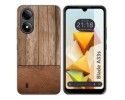 Funda Silicona para Zte Blade A33s diseño Madera 09 Dibujos