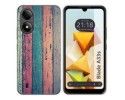 Funda Silicona para Zte Blade A33s diseño Madera 10 Dibujos