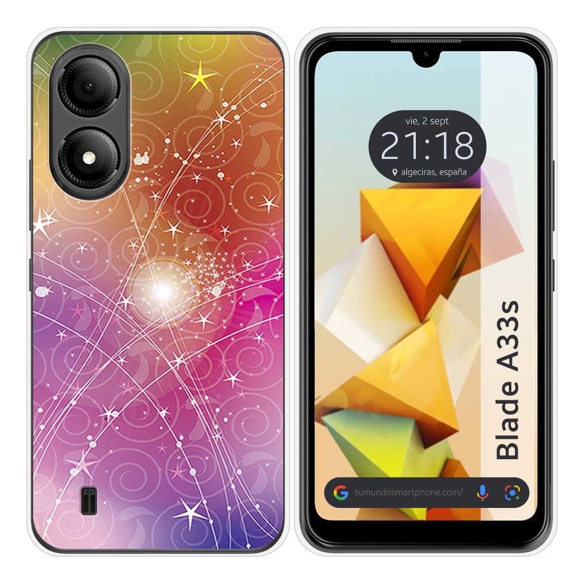 Funda Silicona para Zte Blade A33s diseño Abstracto Dibujos