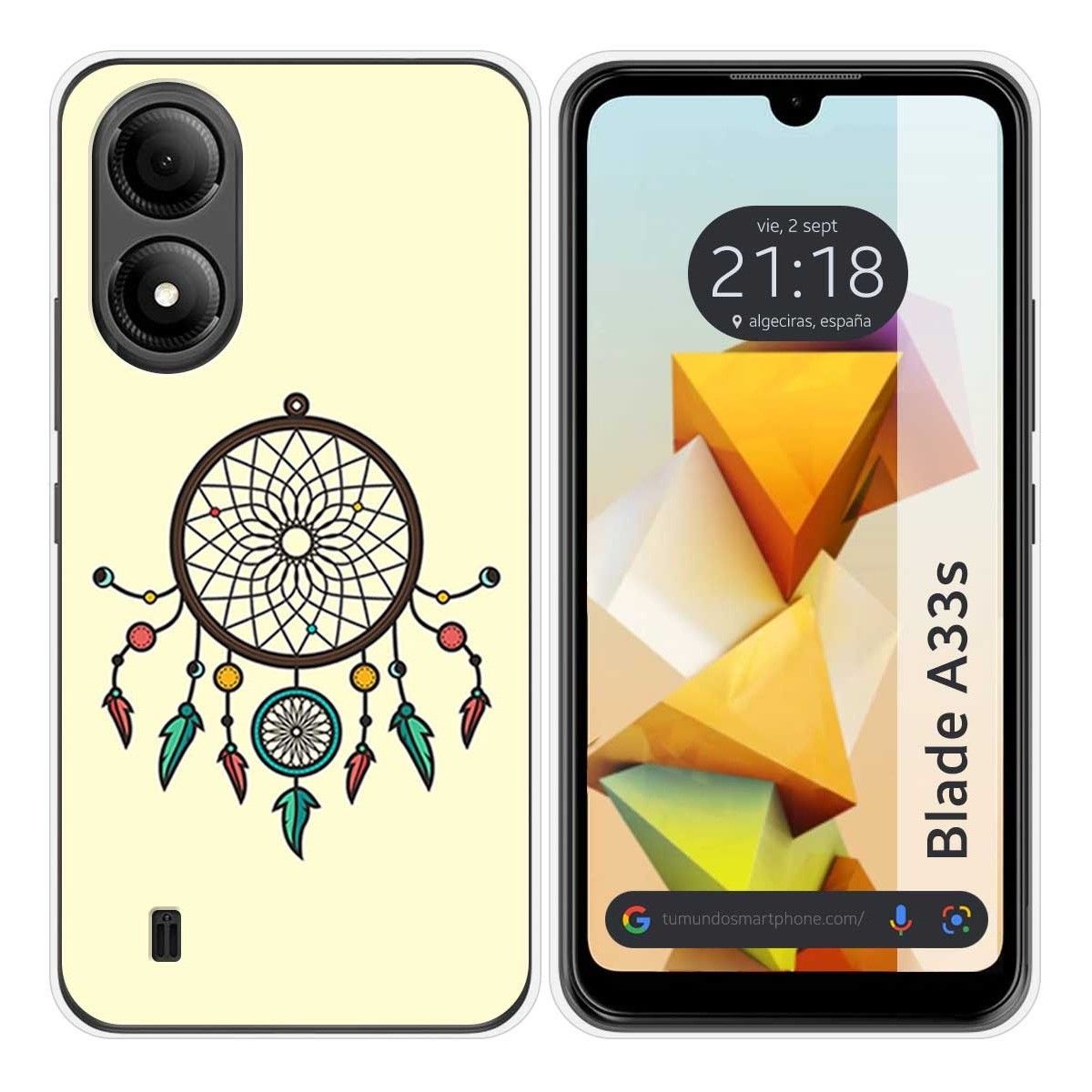 Funda Silicona para Zte Blade A33s diseño Atrapasueños Dibujos