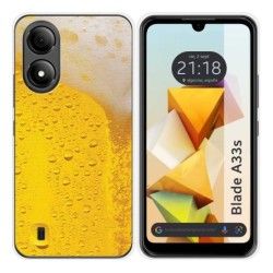 Funda Silicona para Zte Blade A33s diseño Cerveza Dibujos
