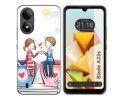 Funda Silicona para Zte Blade A33s diseño Café Dibujos