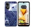 Funda Silicona para Zte Blade A33s diseño Circuito Dibujos