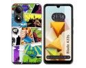 Funda Silicona para Zte Blade A33s diseño Comic Dibujos