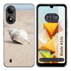 Funda Silicona para Zte Blade A33s diseño Concha Dibujos