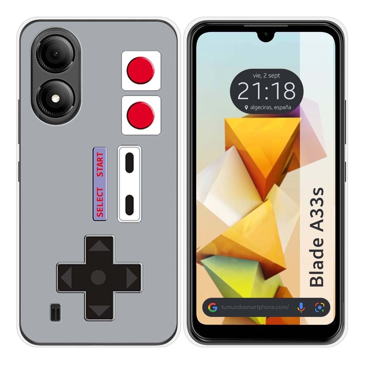 Funda Silicona para Zte Blade A33s diseño Consola Dibujos