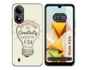 Funda Silicona para Zte Blade A33s diseño Creativity Dibujos