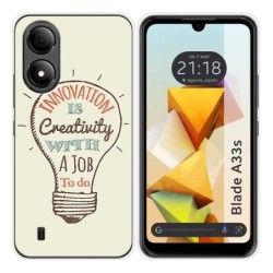 Funda Silicona para Zte Blade A33s diseño Creativity Dibujos
