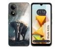 Funda Silicona para Zte Blade A33s diseño Elefante Dibujos
