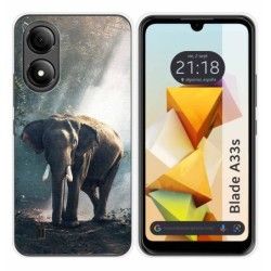 Funda Silicona para Zte Blade A33s diseño Elefante Dibujos