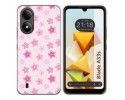 Funda Silicona para Zte Blade A33s diseño Flores Dibujos