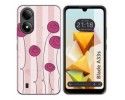 Funda Silicona para Zte Blade A33s diseño Flores Vintage Dibujos