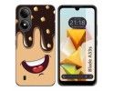 Funda Silicona para Zte Blade A33s diseño Helado Chocolate Dibujos