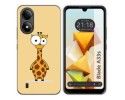 Funda Silicona para Zte Blade A33s diseño Jirafa Dibujos
