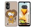 Funda Silicona para Zte Blade A33s diseño Leon Dibujos