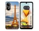 Funda Silicona para Zte Blade A33s diseño Paris Dibujos