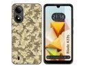 Funda Silicona para Zte Blade A33s diseño Sand Camuflaje Dibujos