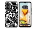 Funda Silicona para Zte Blade A33s diseño Snow Camuflaje Dibujos