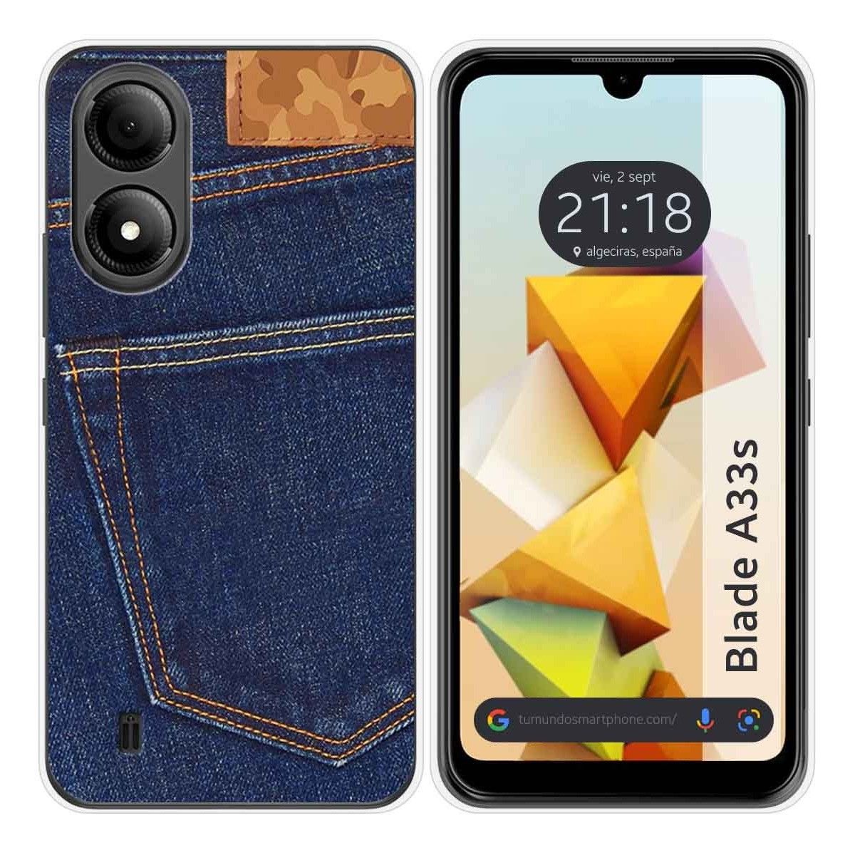 Funda Silicona para Zte Blade A33s diseño Vaquero Dibujos