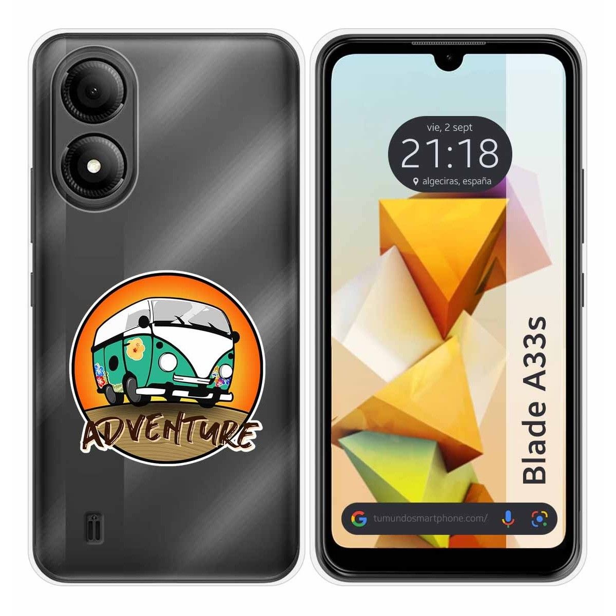 Funda Silicona para Zte Blade A33s diseño Adventure Dibujos