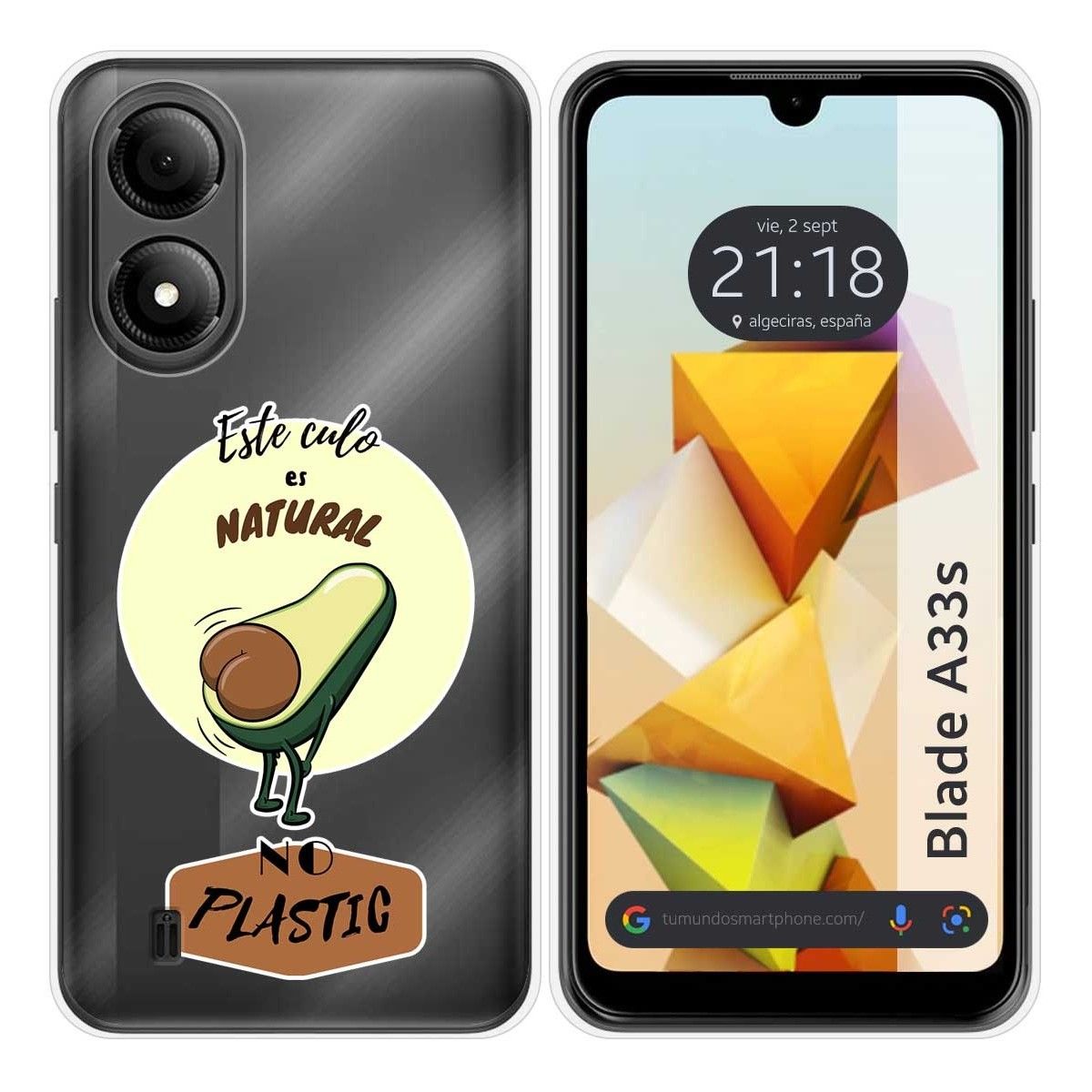 Funda Silicona para Zte Blade A33s diseño Culo Natural Dibujos