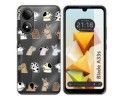 Funda Silicona para Zte Blade A33s diseño Perros Dibujos