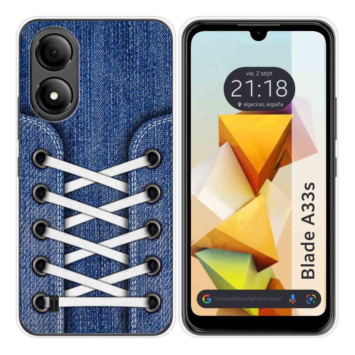 Funda Silicona para Zte Blade A33s diseño Zapatillas 01 Dibujos