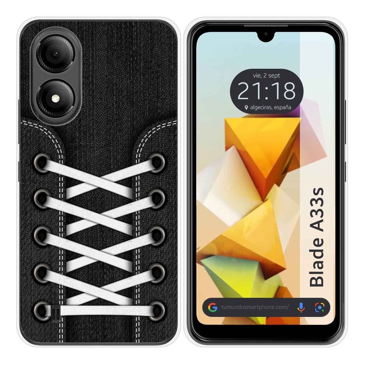 Funda Silicona para Zte Blade A33s diseño Zapatillas 02 Dibujos