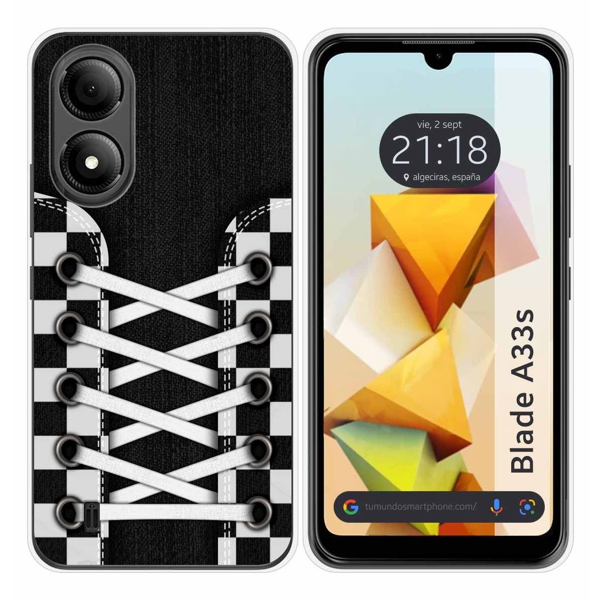 Funda Silicona para Zte Blade A33s diseño Zapatillas 03 Dibujos